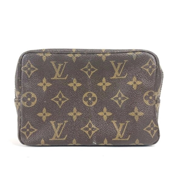 LOUIS VUITTON Monogram Trousse toilette 18 Makeup pouch Cosmetics Pouch - Picture 1 of 14